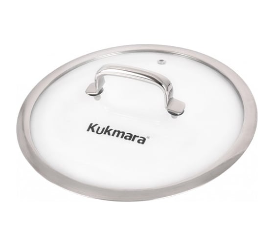 Сотейник Kukmara LEON 2,4 л, 22 см, со стеклянной крышкой LN-STP2422G