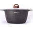 Кастрюля Kukmara Granit ultra blue 6 л, со стеклянной крышкой, антипригарное покрытие кгг62а 2