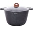 Кастрюля Kukmara Granit ultra blue 10 л, со стеклянной крышкой, антипригарное покрытие кгг102а 1
