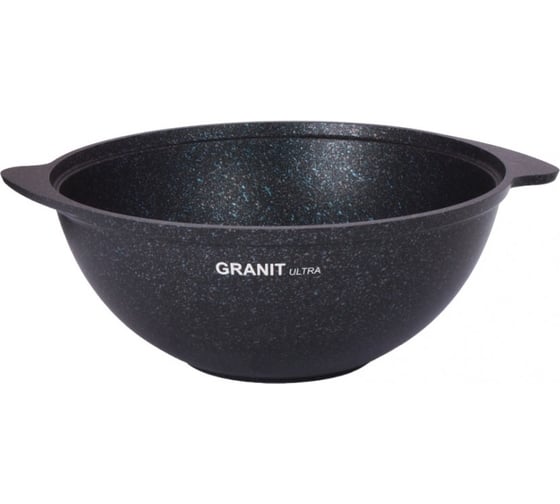Кастрюля Kukmara Granit ultra blue 3,5 л, со стеклянной крышкой, антипригарное покрытие кгг37а