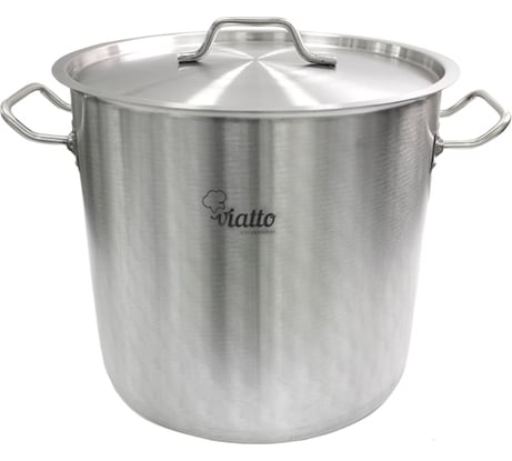 Кастрюля Viatto Commercial нержавеющая сталь с тройным дном 320x320 мм объем 25 л с двумя ручками 101305 62900