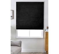 Римская штора Эскар Pudra, черный, цепочный механизм, 60x160 см 245060160