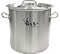 Кастрюля Viatto Commercial нержавеющая сталь с тройным дном 300x220 мм объем 15 л с двумя ручками 101325 65307