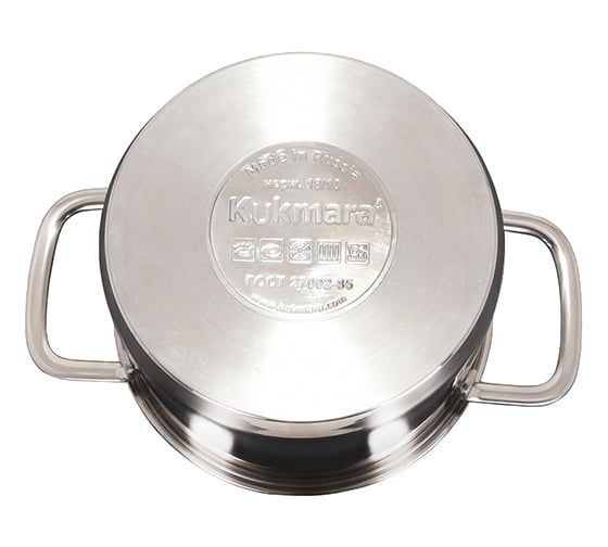 Кастрюля Kukmara SAFIA 1,5 л, 16 см, с металлической крышкой SF-CA1516M