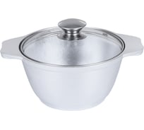 Кастрюля Kukmara 1 л, со стеклянной крышкой к01