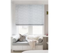 Римская штора Эскар Sabina, нежно-серый, цепочный механизм, 80x160 см 238080160