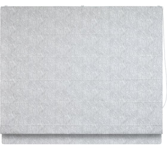 Римская штора Эскар Sabina, нежно-серый, цепочный механизм, 80x160 см 238080160