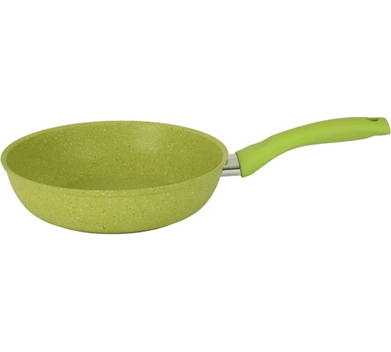 Сковорода Kukmara Trendy style lime 260 мм, с ручкой, антипригарное покрытие 260tsl