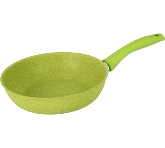 Сковорода Kukmara Trendy style lime 260 мм, с ручкой, антипригарное покрытие 260tsl