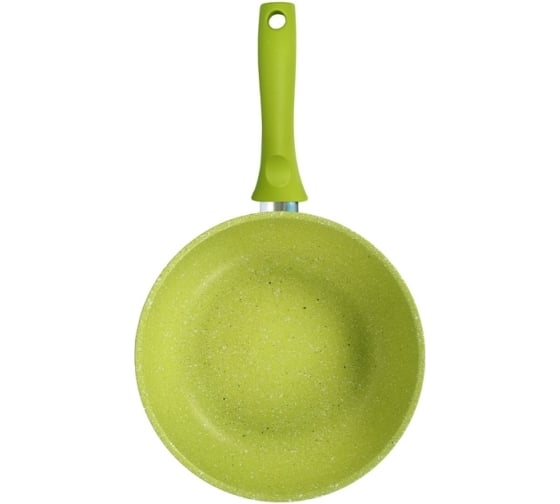 Сковорода Kukmara Trendy style lime 260 мм, с ручкой, антипригарное покрытие 260tsl