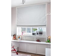 Римская штора Эскар Velia нежно-серый, цепочный механизм, 80x160 см 240080160