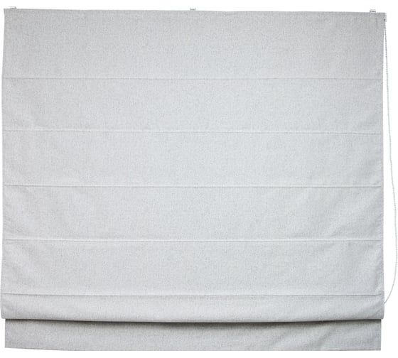 Римская штора Эскар Velia нежно-серый, цепочный механизм, 80x160 см 240080160