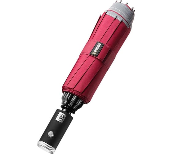 Складной зонт Zuodu Automatic Umbrella LED Red 1186663