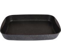 Противень Kukmara 335x220x55 мм, антипригарное покрытие, темный мрамор пмт01а