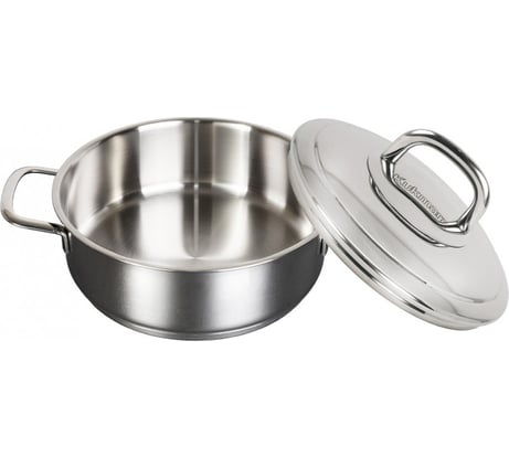 Сотейник Kukmara SAFIA 3.1 л, 24 см, с металлической крышкой SF-STP3124M