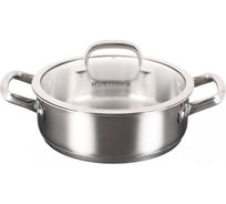 Сотейник Kukmara LEON 3.1 л, 24 см, со стеклянной крышкой LN-STP3124G