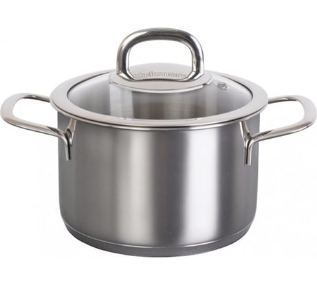 Кастрюля Kukmara SAFIA 1.8 л, 16 см, со стеклянной крышкой SF-CA1816G