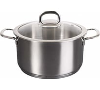 Кастрюля Kukmara SAFIA 3 л, 20 см, со стеклянной крышкой SF-CA3020G