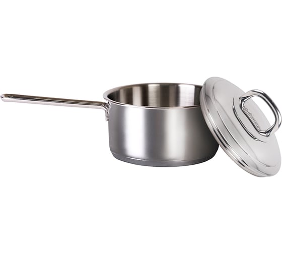 Ковш Kukmara SAFIA 1.2 л, 16 см, с металлической крышкой SF-LDL1216M