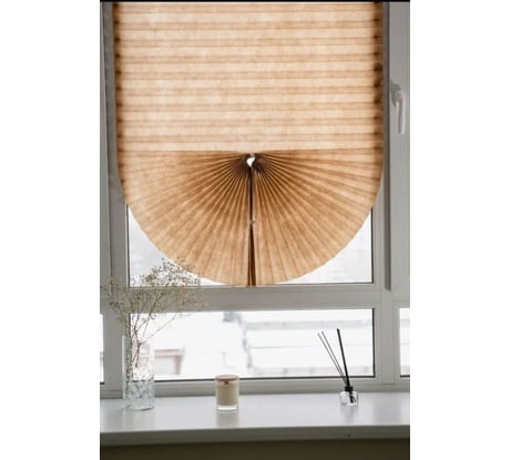 Жалюзи-плиссе ROOM DECOR 0.90x1.9 м, коричневый LY-PB06