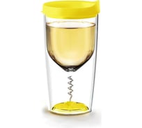 Бокал Asobu Vino opener 0,35 л желтый VOC1 yellow