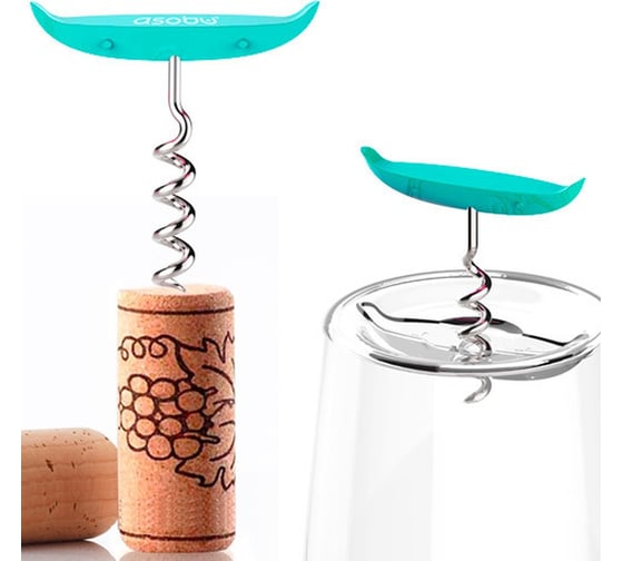 Бокал Asobu Vino opener 0,35 л голубой VOC1 blue