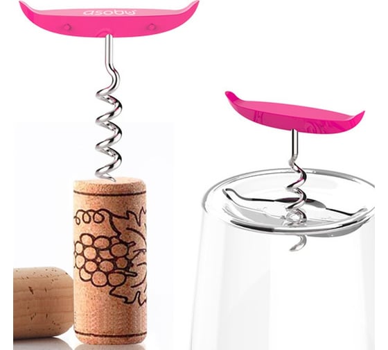 Бокал Asobu Vino opener 0,35 л розовый VOC1 pink