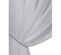 Штора на тесьме Kauffort Тюль, 285x175 см, белая 3111285115