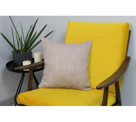 Подушка Kauffort Dimaut Lux, 40x40 см, нюдовая 3121160630 1