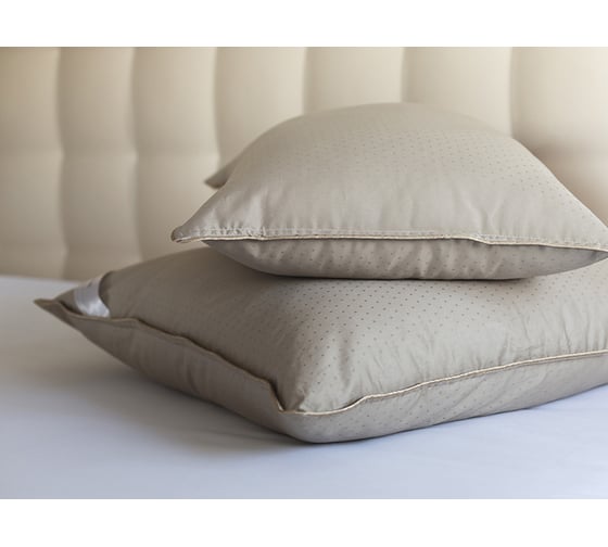 Подушка Мягкий сон latte cotton aeroflex, night aura, 70x50, бежевый ПЛ_NA-05415у 1
