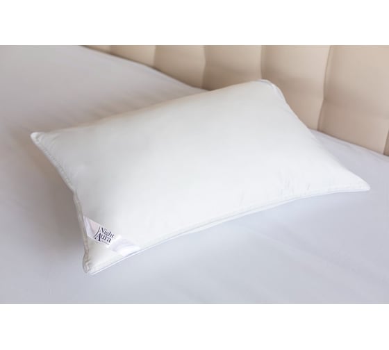 Подушка Мягкий сон cotton downflex, night aura, 70х50, белый ПЛ_NA-515у 1