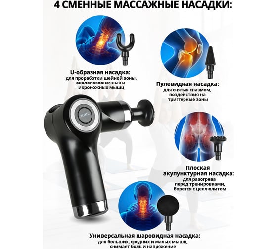 Массажный пистолет Planta MGUN-5