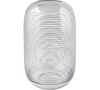 Декоративная ваза из стекла с cеребряным напылением Вещицы 150х150х270, серебристый CSA-22