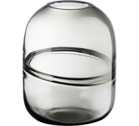 Декоративная ваза из дымчатого стекла Вещицы 135х135х170, серый CSA-6M