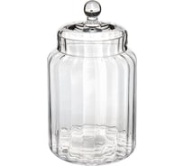 Ваза-конфетница из стекла c крышкой Вещицы 180х180х310 CSA-33