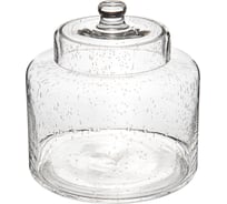 Ваза-конфетница из стекла c крышкой Вещицы 210х210х220 CSA-32