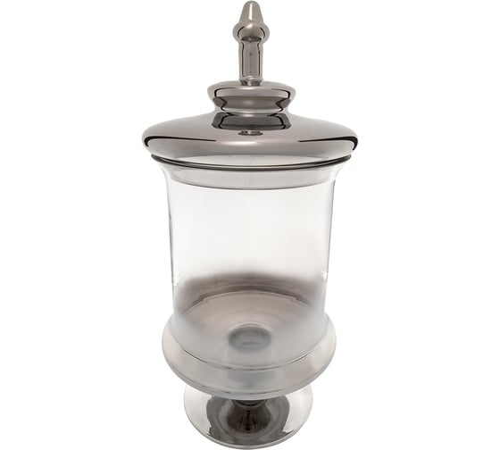Ваза-конфетница из стекла c крышкой Вещицы 175х175х415 CSA-30L