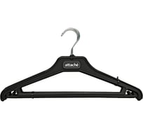 Вешалка-плечики для легкой одежды Attache с025, пластик, черный, размер 44-46, 5 шт 1740065