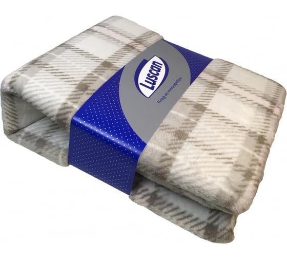 Плед Luscan royal микрофибра 150x200 см бежевый 1450361