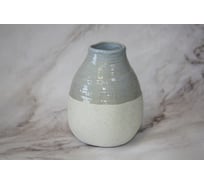Ваза SCHEURICH Dekovase Mica lightblue grey керамика, d 14 см, h 20 см, светло-голубой на сером 063977