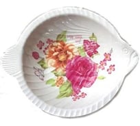 Блюдо для сервировки закусок и фруктов Beroma рыба, красные розы 07712626