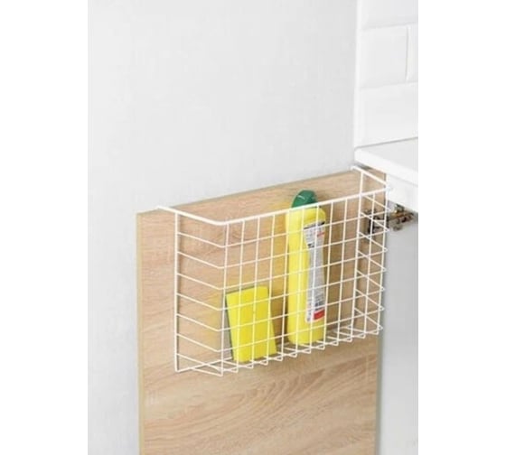 Корзина подвесная(органайзер) металлическая для шкафов и полок LAIMA Home 40x24x13,5 см 607999