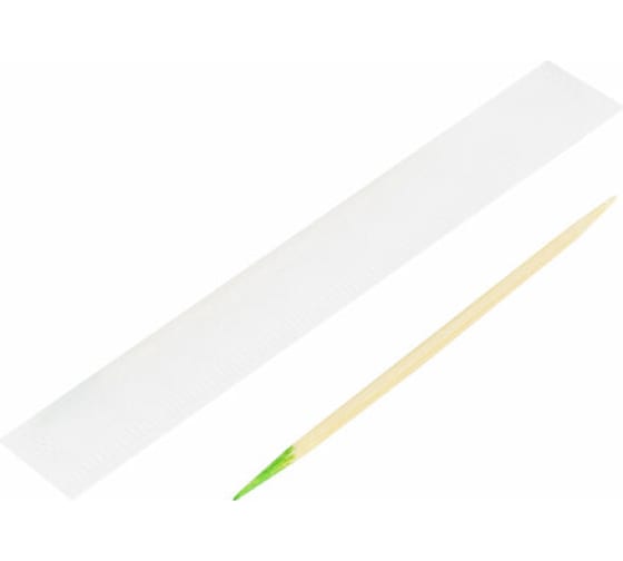 Бамбуковые зубочистки Белый Аист с ментолом 1000 шт в индивидуальной упаковке 607569 1