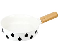 Блюдо с ручкой для сервировки и подачи Nouvelle bianco nero, 1300 мл 2631095