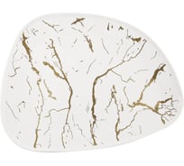 Сервировочное блюдо Nouvelle белый мрамор, 30,5x24 см 0880056
