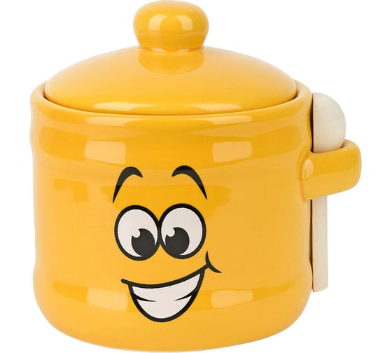 Банка для сыпучих продуктов с ложкой Dolomite smile, 450 мл L2520869