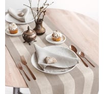 Сервировочная дорожка Волшебная Ночь 40/140, зебра-экрю 776598