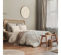 Комплект постельного белья Волшебная Ночь Fauna поплин, полутораспальный, с наволочками 50/70 786699