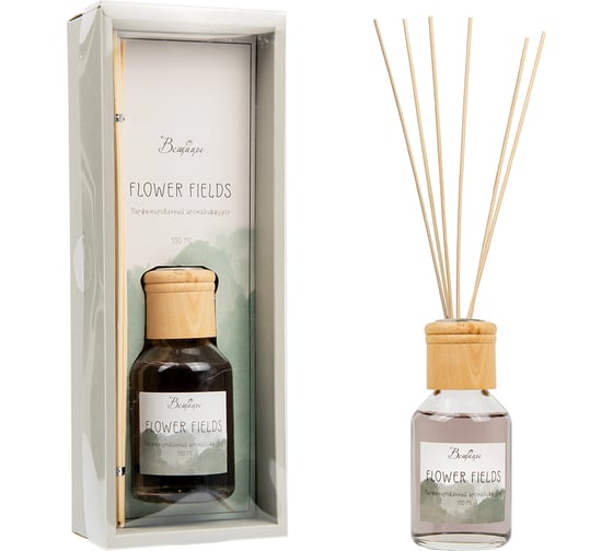 Парфюмированный аромадиффузор Вещицы flower fields, 100 мл, 97х54х240 ARD-12 1