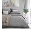 Комплект постельного белья Verossa Stripe Евро, с наволочками 50x70 см, 70x70 см Gray 738009 2